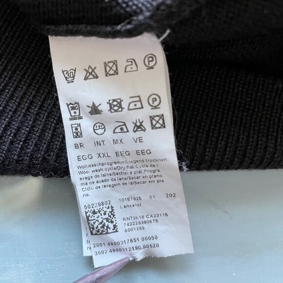 Boss Hugo Boss Sweater Lancelot Slim Fit Wool Mock Pullover Brown Size XXL - Picture 6 of 8